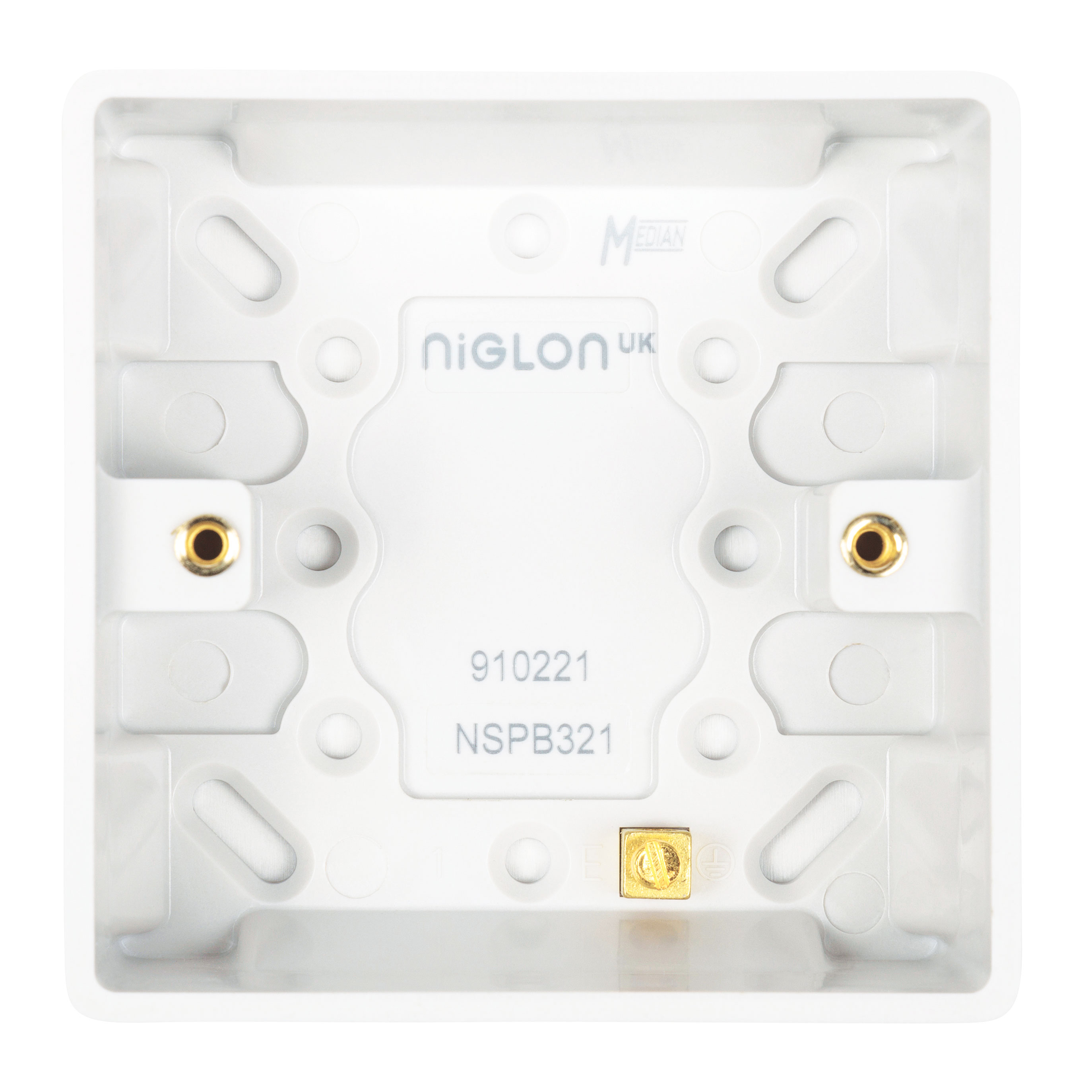 NSPB251 Niglon Median 1g Mounting Pattress 25mm deep